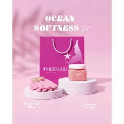 Mermaid Ocean Softness Gift Set of Body Scrub and Exfoliating Gloves