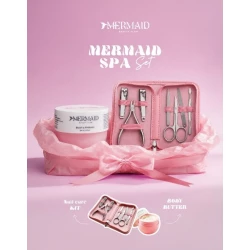 Mermaid Spa Gift Set of Body Butter 150 ml and Nail Care Set – 7 Pieces