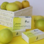 Natural Glow Lemon Soap with Dead Sea Minerals – Brightening & Deep Cleansing Exfoliating Soap Soap Bar 100G - natural glow