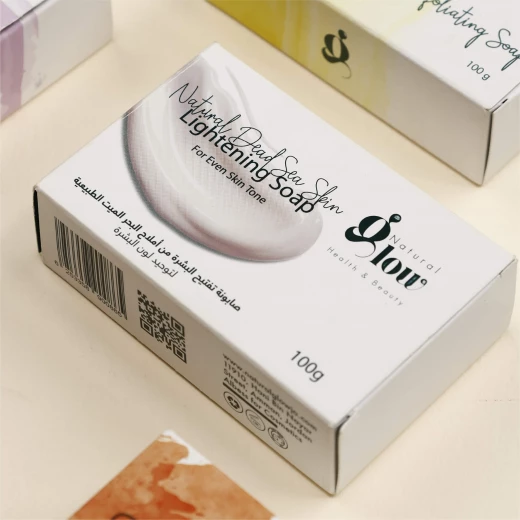 Natural Glow Dead Sea Skin Lightening Soap – Brightening Cleansing Bar with Licorice Extract Soap 100G - natural glow - Image 2