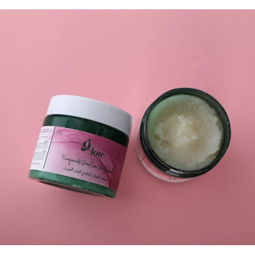 Natural Glow Dead Sea Salt Body Scrub – Exfoliating Body Scrub for Smooth Radiant Skin Pomegranate Scent 250G Natural Glow Dead Sea Salt Body Scrub – Exfoliating Body Scrub for Smooth Radiant Skin Pomegranate Scent 250G