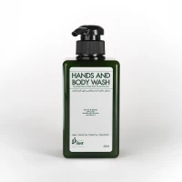 Natural Glow Dead Sea Mineral Body and Hand Wash – Gentle Hydrating Cleanser with Aloe Vera, Argan Oil & Sweet Almond Oil for Soft Nourished Skin 450 ml 