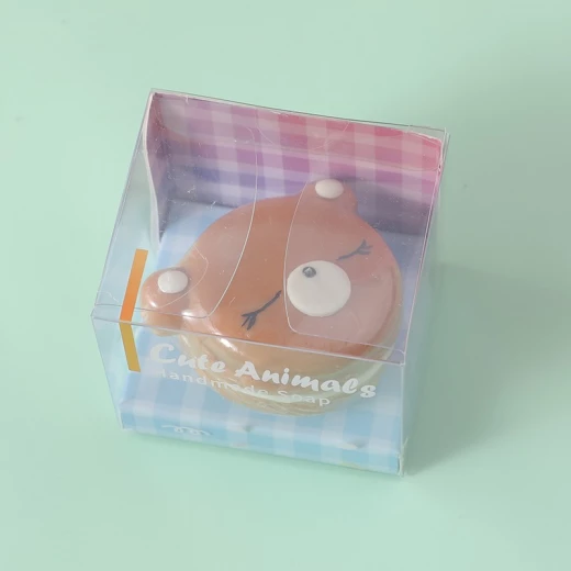 صابون المكرون على شكل دب الكاكاو صابون مرطب وملطف برائحة الكاكاو، تصميم دب لطيف من يويوسو صابون المكرون على شكل دب الكاكاو صابون مرطب وملطف برائحة الكاكاو، تصميم دب لطيف من يويوسو