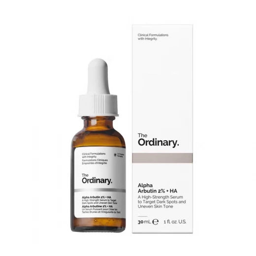 The Ordinary Alpha Arbutin 2% + HA Serum 30ml Brightening Serum for Uneven Skin Tone, Dark Spots & Pigmentation With Hyaluronic Acid for Deep Hydration The Ordinary Alpha Arbutin 2% + HA Serum 30ml Brightening Serum for Uneven Skin Tone, Dark Spots & Pigmentation With Hyaluronic Acid for Deep Hydration