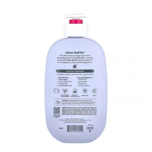 Eos Body Moisturizing for 24 Hours Vanilla and Cashmere Flavored Shea Butter 473 ml - Eos - Image 2