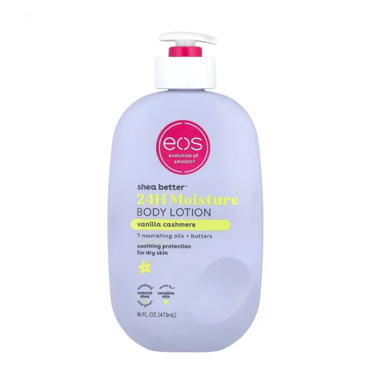 Eos Body Moisturizing for 24 Hours Vanilla and Cashmere Flavored Shea Butter 473 ml Eos Body Moisturizing for 24 Hours Vanilla and Cashmere Flavored Shea Butter 473 ml