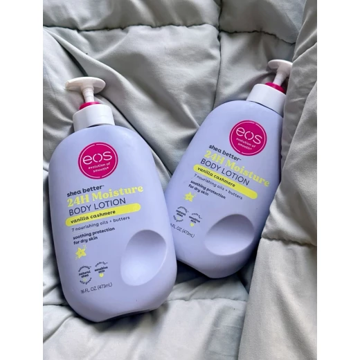 Eos Body Moisturizing for 24 Hours Vanilla and Cashmere Flavored Shea Butter 473 ml - Eos - Image 3