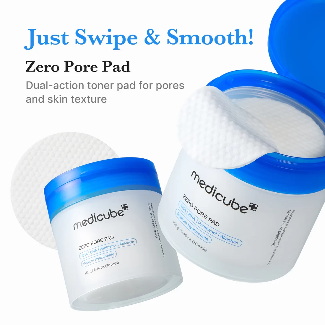 وسادات Medicube Zero Pore Pad 2.0 - 70 وسادة / 155 غ