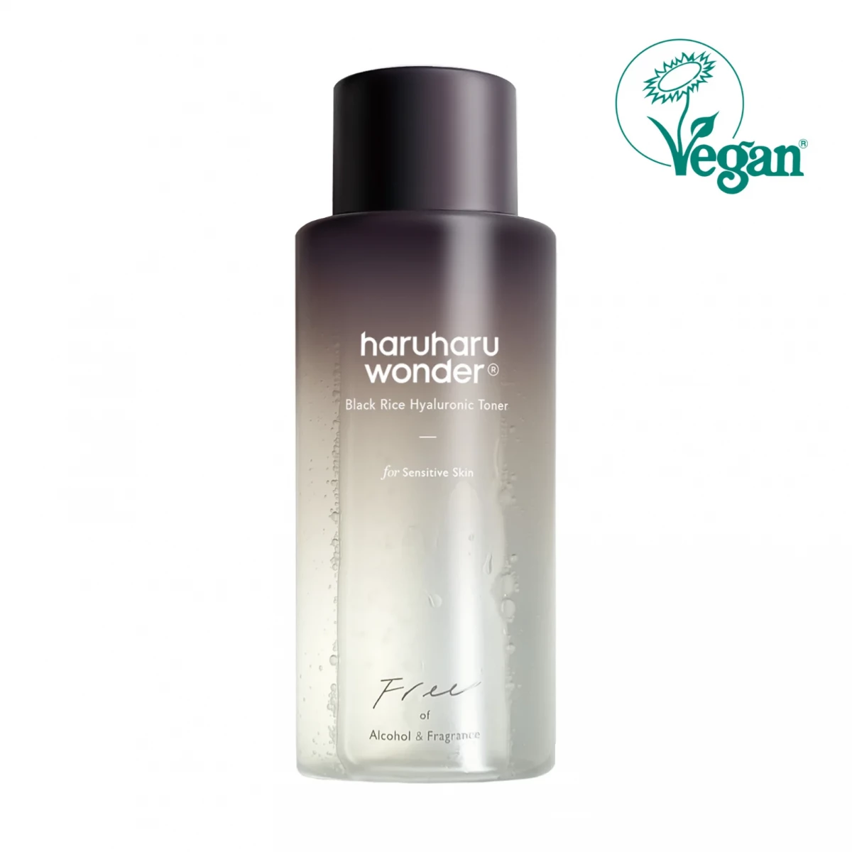 تونر Haruharu Wonder Black Rice Hyaluronic للبشرة الحساسة