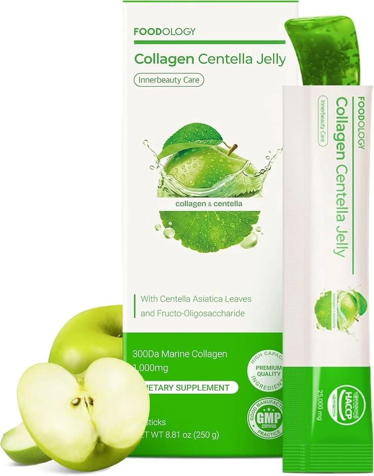 Foodology Collagen Centella Jelly Inner Beauty - 10 أكياس / 250 غ