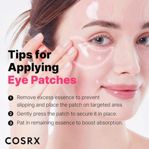 COSRX The Peptide Collagen Hydrogel Eye Patch – Peptide & Collagen Under Eye Hydrogel Patches for Hydration and Refreshing Care – 60 Patches - Cosrx - Image 2