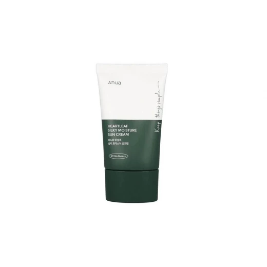 Anua HeartLeaf Silky Moisture Sunscreen Cream SPF 50 - 50 ml Anua HeartLeaf Silky Moisture Sunscreen Cream SPF 50 - 50 ml