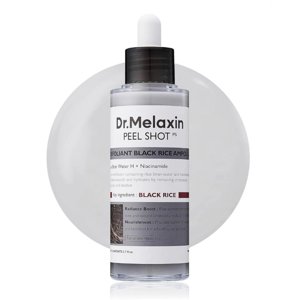 أمبولة Dr. Melaxin Peel Shot Black Rice - 80 مل