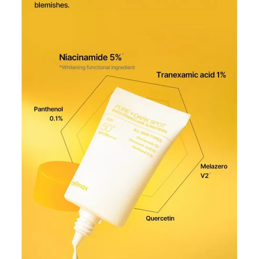 Celimax 50 ml - Pore+ Dark Spot Brightening Care Sunscreen - Celimax - Image 15