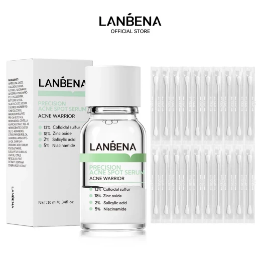 LANBENA Precision Acne Spot Serum, Acne Drying Lotion, Overnight Acne Treatment 10 Ml LANBENA Precision Acne Spot Serum, Acne Drying Lotion, Overnight Acne Treatment 10 Ml