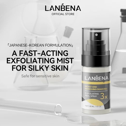 lanbena exfoliating peeling spray lanbena exfoliating peeling spray