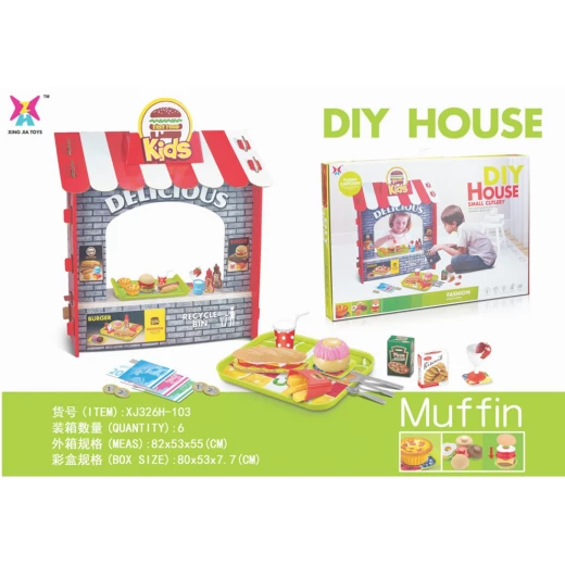 DIY Fast Food House Pretend Play Set for Kids | Build Your Own Burger Shop DIY Fast Food House Pretend Play Set for Kids | Build Your Own Burger Shop