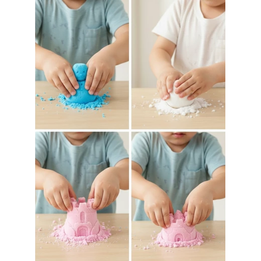 Snow @ Home Moldable / Reusable Soft Snow Powder - Magic Sand - My Dolly - Image 3