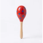 Kids Wooden Maracas Musical Toy - Educational Percussion Shaker for Toddlers - Sadara Amman