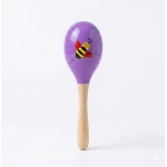 Kids Wooden Maracas Musical Toy - Educational Percussion Shaker for Toddlers - Sadara Amman