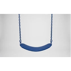 مقعد أرجوحة مرن للأطفال - مقعد أرجوحة حدائق بلاستيكي مدعم بمختلف الألوان.