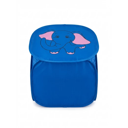 Foldable Fabric Toy Storage Bin - Pop-up Cartoon Organizer for Kids' Toys & Laundry. - crowna - Image 2
