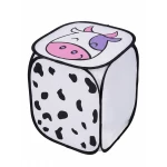 Foldable Fabric Toy Storage Bin - Pop-up Cartoon Organizer for Kids' Toys & Laundry. - crowna