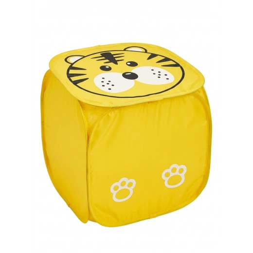 Foldable Fabric Toy Storage Bin - Pop-up Cartoon Organizer for Kids' Toys & Laundry. Foldable Fabric Toy Storage Bin - Pop-up Cartoon Organizer for Kids' Toys & Laundry.