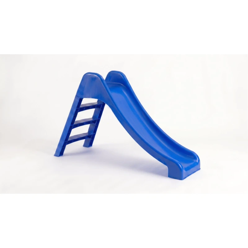 Freestanding Kids Slide with Stable Base (Dimensions: 135x55x80 cm) - Sapphire Blue - crowna