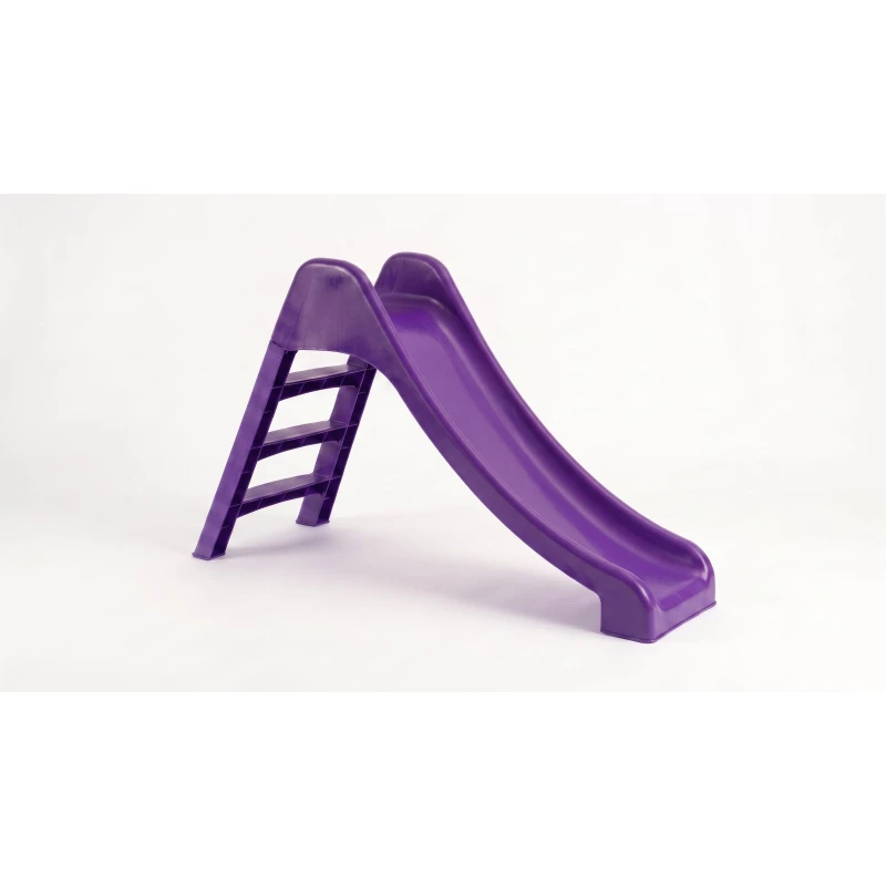 Children's Play Slide for Gardens & Indoors (Dimensions: 135x55x80 cm) - Violet Purple & Royal Purple - crowna