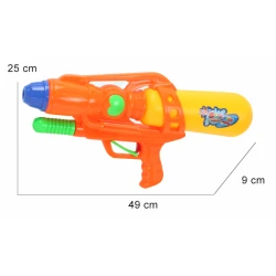High-Capacity Summer Water Blaster Gun with Pressure Pump Handle — Long-Range Outdoor Soaker Toy for Kids & Adults (49 x 25 x 9 cm)