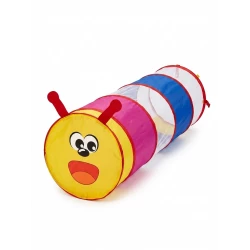 Pop-Up Crawl Tunnel for Kids - Colorful Caterpillar Design (Indoor & Outdoor)