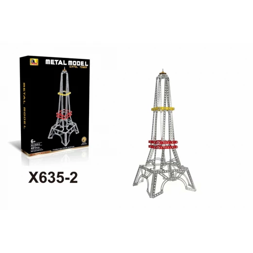 Metal Model Eiffel Tower (X635-2) - 431 PCS Metal Assembly Building Kit Metal Model Eiffel Tower (X635-2) - 431 PCS Metal Assembly Building Kit