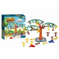 لعبة القرد الطائر (Monkey Flying Game) (707-117) - لعبة مهارات رمي القردة في الشجرة، تتطلب لاعبين