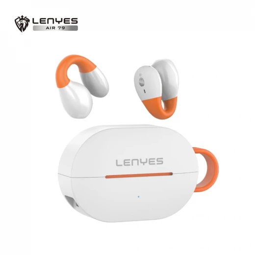سماعة رأس TWS LENYES Air 79 بلوتوث v5.3 مع تقنية اللمس الذكي، صوت هاي فاي، باس ستيريو، سماعة لاسلكية بنظام توصيل الهواء، موديل أنتينغ مع ميكروفون أصلي سماعة رأس TWS LENYES Air 79 بلوتوث v5.3 مع تقنية اللمس الذكي، صوت هاي فاي، باس ستيريو، سماعة لاسلكية بنظام توصيل الهواء، موديل أنتينغ مع ميكروفون أصلي