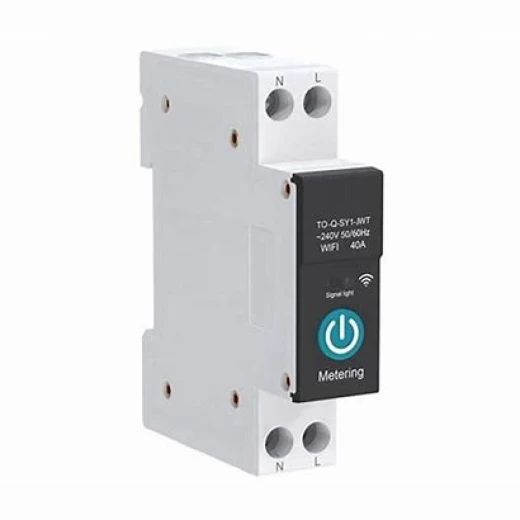 Tuya Wifi Smart Circuit Breaker With Metering 1P 20A Tuya Wifi Smart Circuit Breaker With Metering 1P 20A