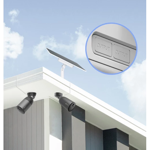 EZVIZ 12W Battery Solar Panel – Compact, Efficient Solar Charger for Outdoor Cameras, Eco-Friendly Power, Easy Installation - Ezviz - Image 4