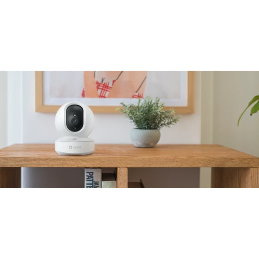 EZVIZ TY1 Pro is a smart pan and tilt home camera offering 2K resolution, AI-powered motion detection, two-way talk, and 360° coverage for complete home protection. - Ezviz - Image 2