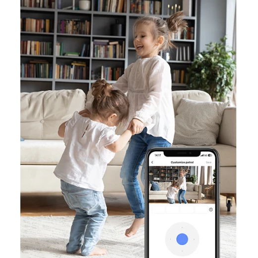 EZVIZ TY1 Pro is a smart pan and tilt home camera offering 2K resolution, AI-powered motion detection, two-way talk, and 360° coverage for complete home protection. - Ezviz - Image 6