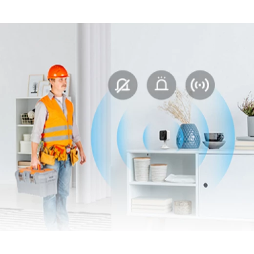 The H1c Smart Home Wi-Fi Camera offers clear HD video, motion detection, two-way audio, night vision, and cloud storage, ensuring easy and reliable home monitoring - Ezviz - Image 4