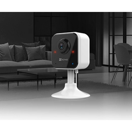 The H1c Smart Home Wi-Fi Camera offers clear HD video, motion detection, two-way audio, night vision, and cloud storage, ensuring easy and reliable home monitoring - Ezviz - Image 6