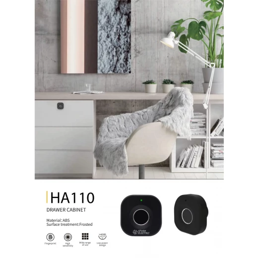 The Cabinet/Drawer Lock HA040 offers strong and reliable security for cabinets, drawers, and storage areas Easy to install and use, it effectively prevents unauthorized access, protecting valuables and important items - Tuya - Image 2