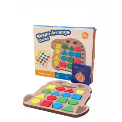 Shape arrange game that stimulates children's intelligence and activates memory