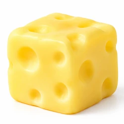 Squishy Cheese Soft Squeeze Stress Relief Toy – Ages 3+  - small size
