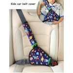 Kids Space Print Seat Belt Adjuster & Shoulder Pad – 2 Pieces - ...