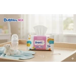 Bubbles Mix Wet Wipes (36 Count) – Portable Daily Cleaning Wipes – Gentle, Refreshing, and Perfect for On-the-Go Hygiene - BUBBLESMIX