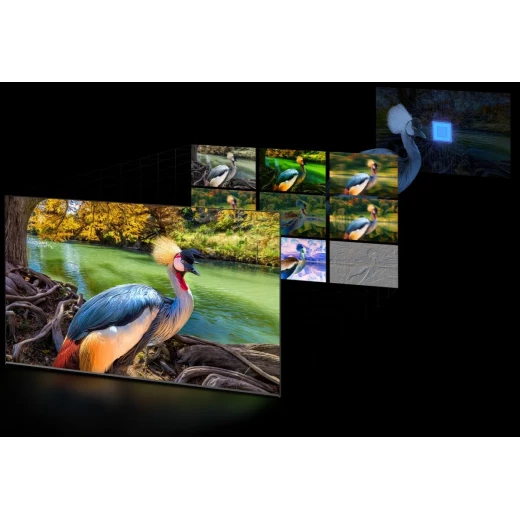 تلفزيون TCL الذكي مقاس 55 بوصة بدقة 4K QLED، HDR، Ultra HD، سعة تخزين 32 جيجابايت، Game Master 2.0، دعم Dolby Vision، Google TV، تقنية IQ-Atmos، سطوع 1000 شمعة، IMAX Enhanced، معدل تحديث 144 هرتز، VRR – موديل 55C745 (أسود) – ضمان لمدة سنتين - تي سي ال - Image 5