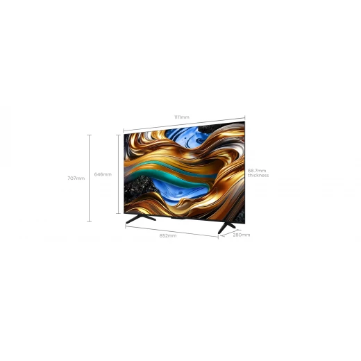 تلفزيون TCL 50P755 بريميوم UHD WCG Google TV – شاشة ذكية 4K مقاس 50 بوصة مع نطاق لوني واسع، صوت Dolby وتحكم صوتي – ضمان سنتين - تي سي ال - Image 8