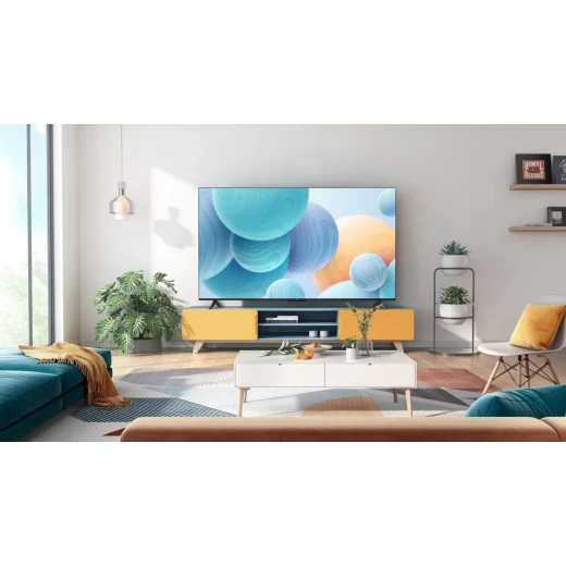 تلفزيون TCL 58 بوصة 4K LED بتقنية HDR10 ودقة UHD – تعزيز الألوان الديناميكي – تصميم معدني بدون حواف – Google TV – موديل 58V6B – ضمان سنتين - تي سي ال - Image 2