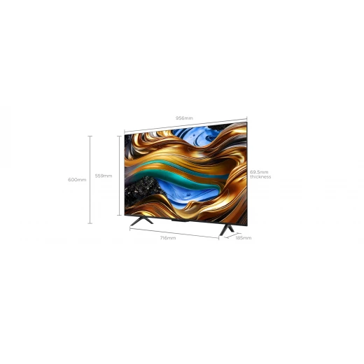 تلفزيون TCL P755 الذكي مقاس 43 بوصة بدقة 4K UHD مع Google TV – يدعم HDR وDolby Vision ومعالج AiPQ – ضمان لمدة سنتين - تي سي ال - Image 3